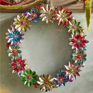 Anthropologie terrain reflector wreath! NEW!